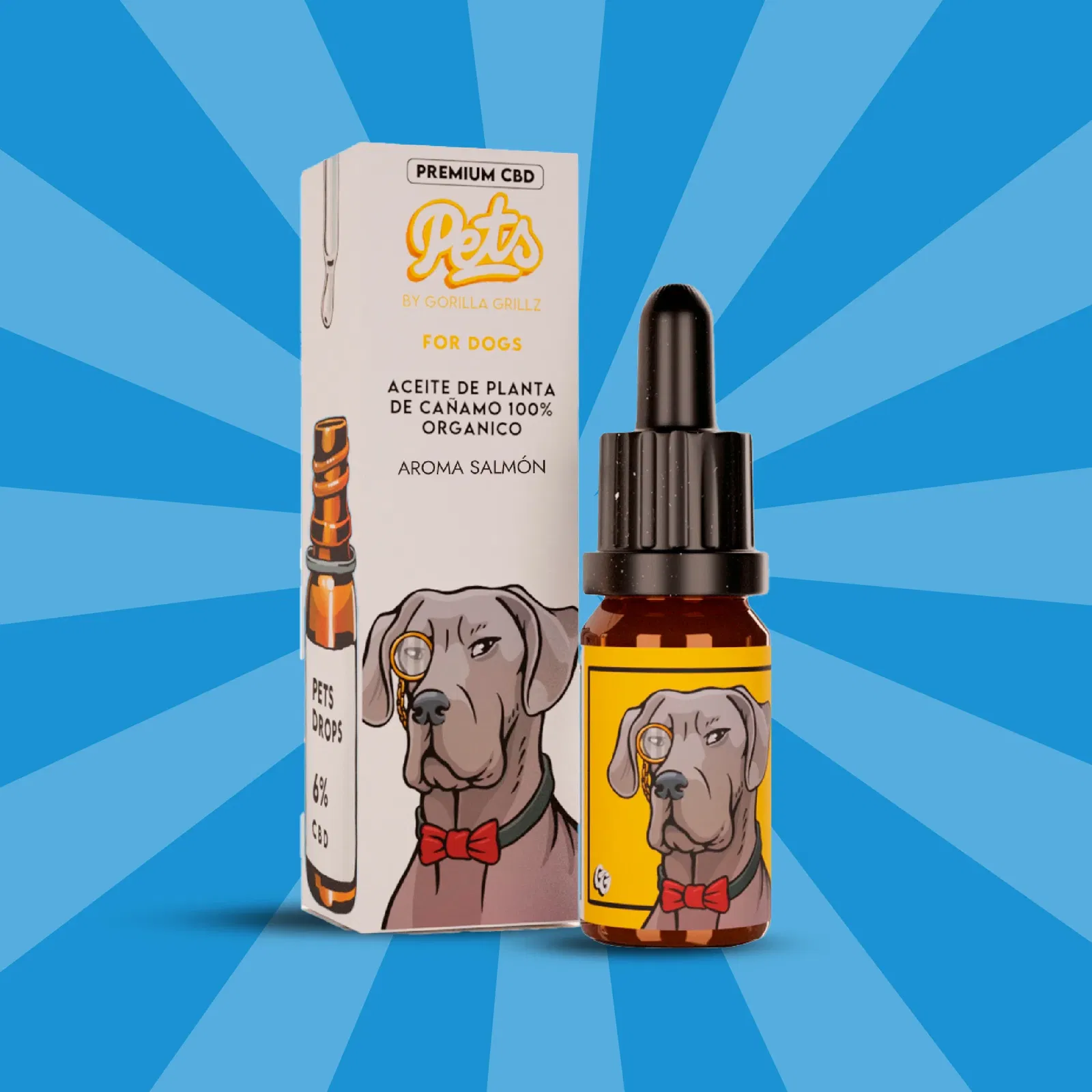 CBD-Öl 6% Hunde mit Lachs