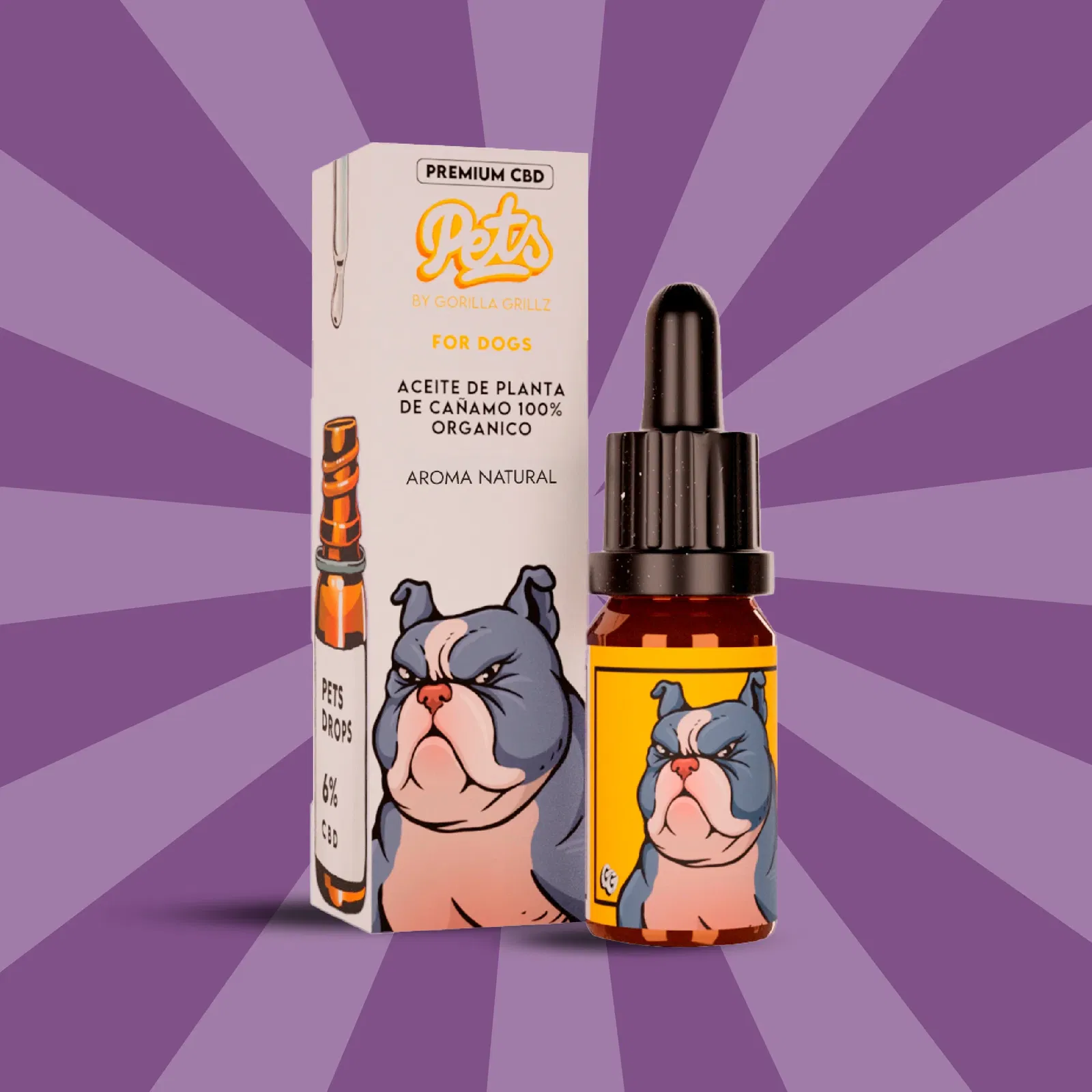 Huile de CBD 6% pour chiens