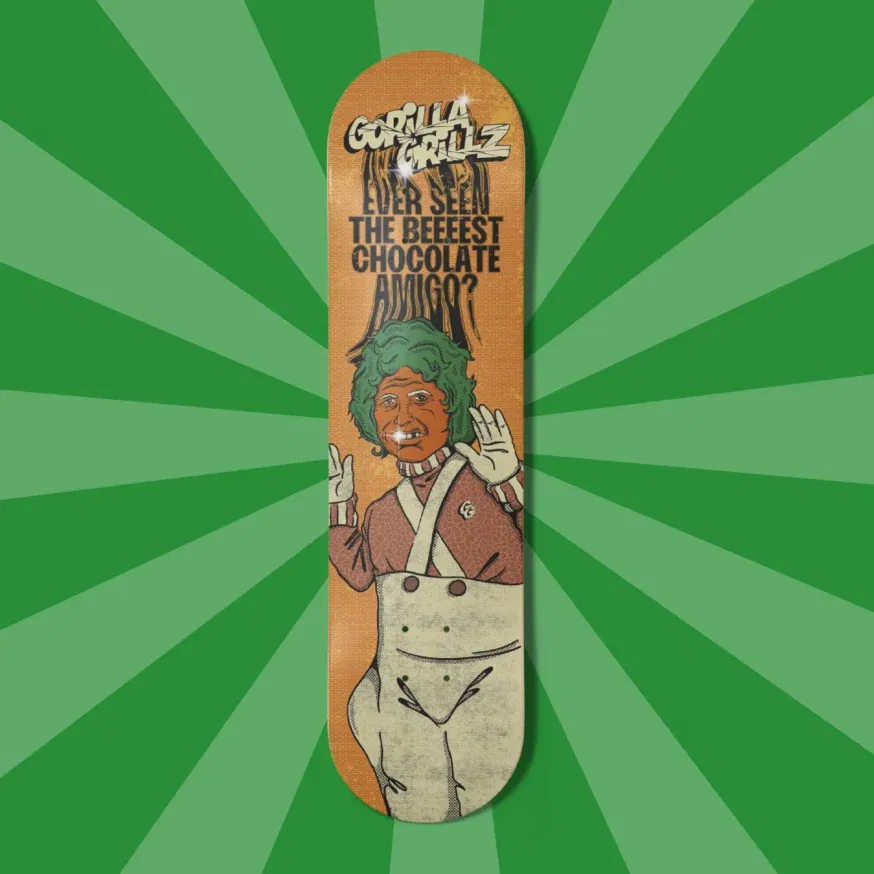 Skate Gorilla Grillz SCHOKOLADE