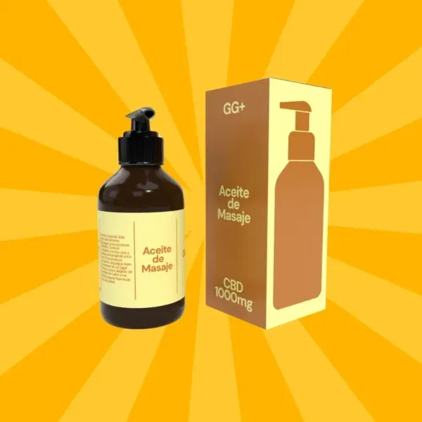 GGplus cbd masážní olej