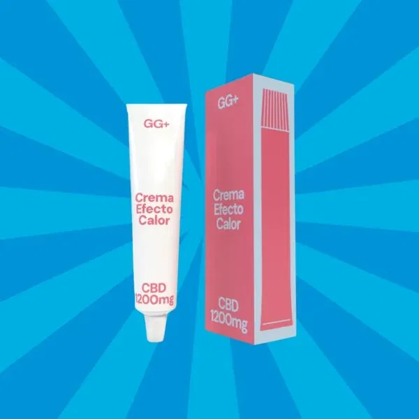 Effet de chaleur de la crème au CBD