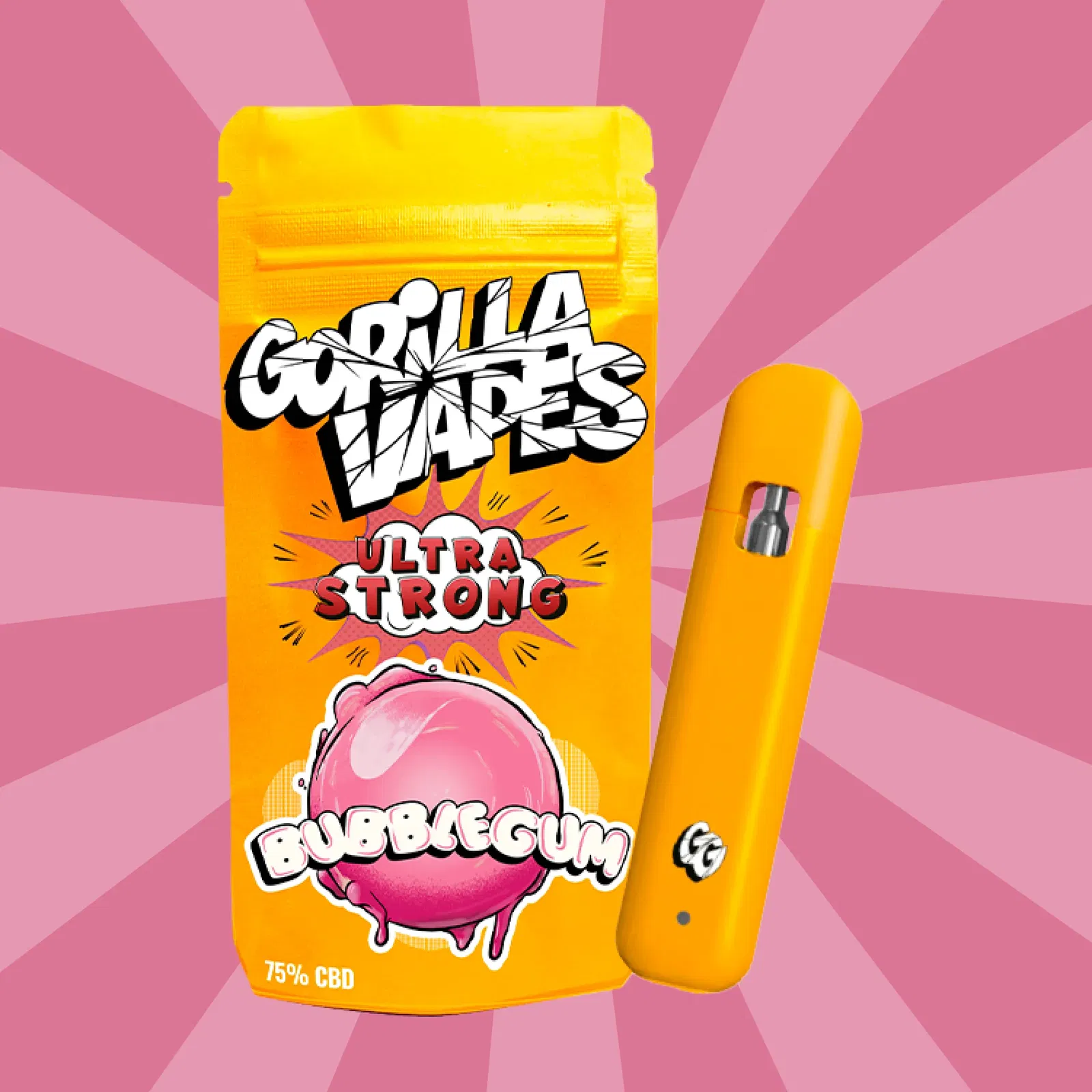 VAPE BUBBLEGUM 75% CBD