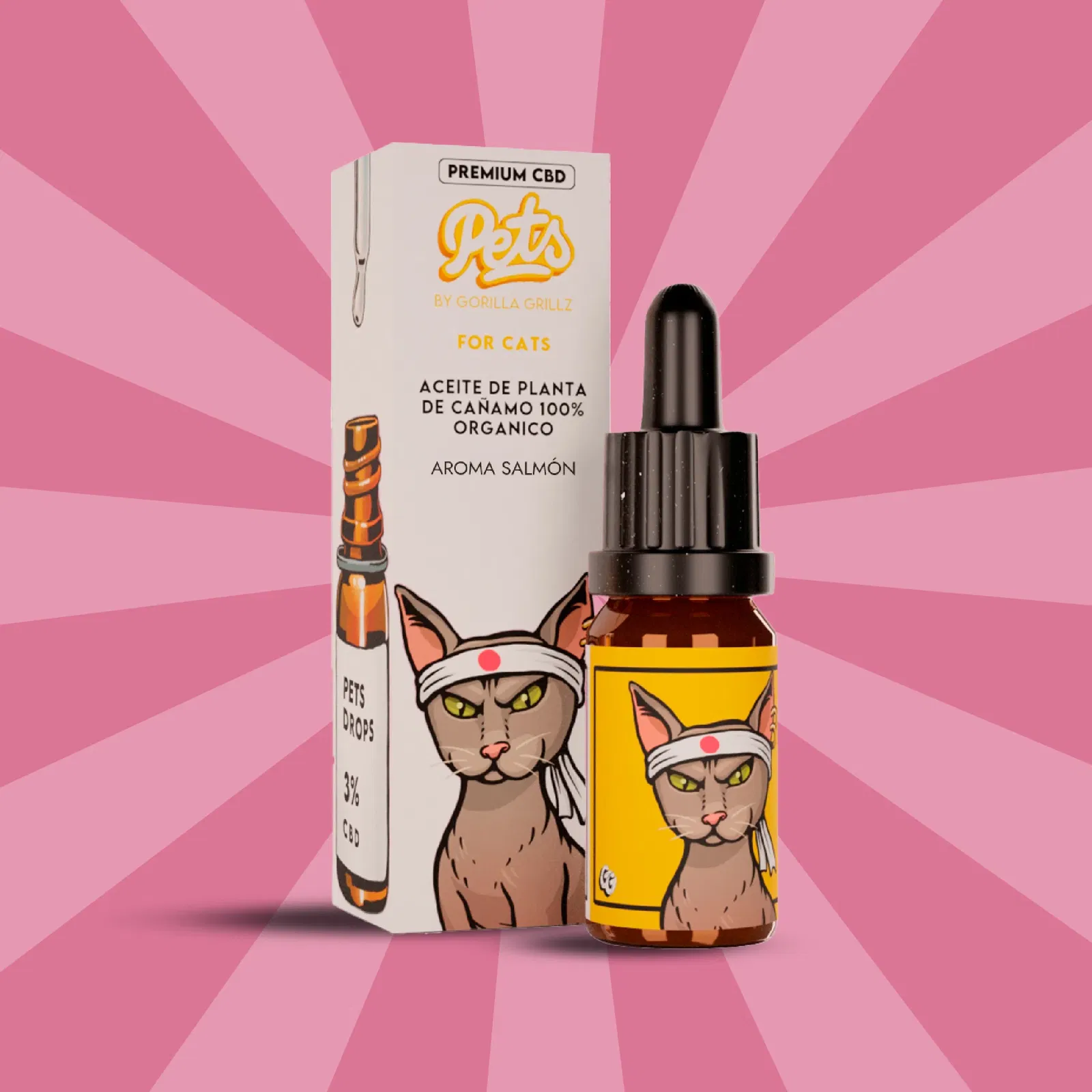 Potenciales beneficios del CBD para gatos 3 GATO SALMON 1